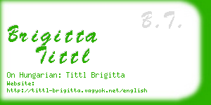 brigitta tittl business card